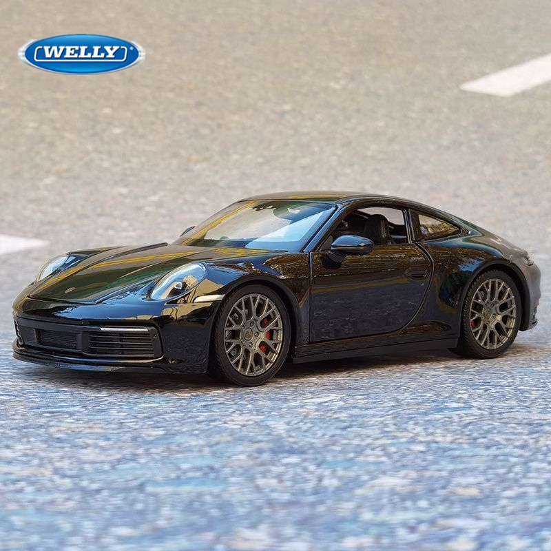 Model Kit Porsche 911 - Welly 1:24 بورش 911 كاريرا 4S