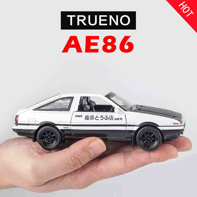 Model Kit Ae86 - 1/32 المبتدئ D AE86 سبيكة سيارة