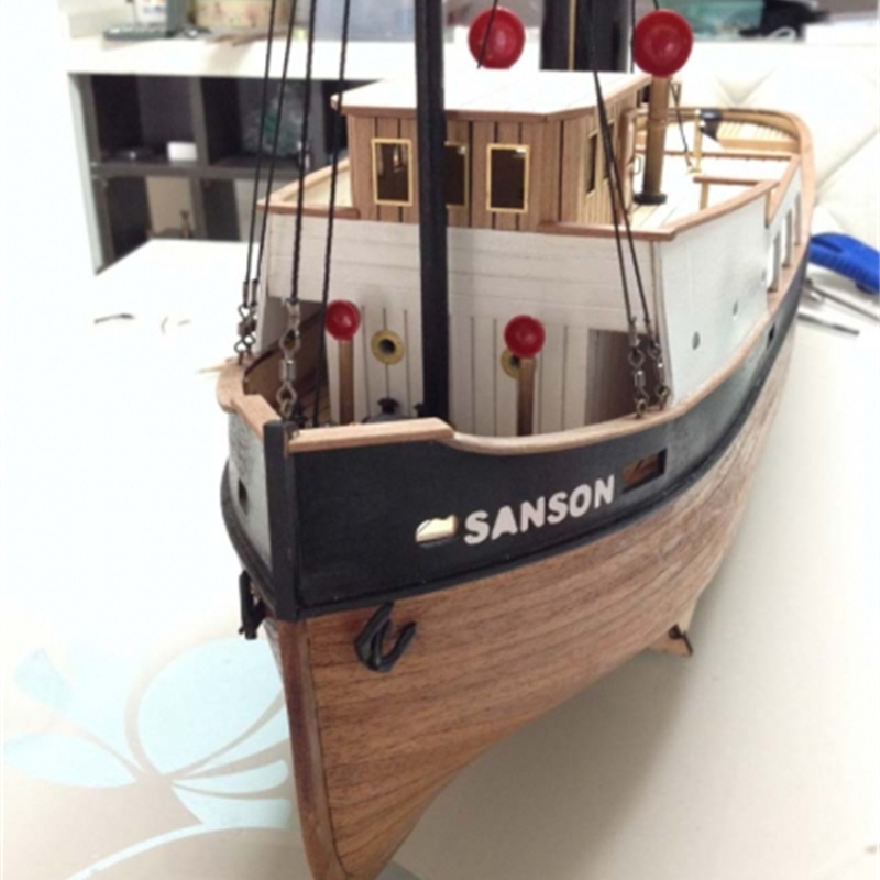 Model Kit Entry Grade - نموذج خشبي لقارب سحب من سانسون