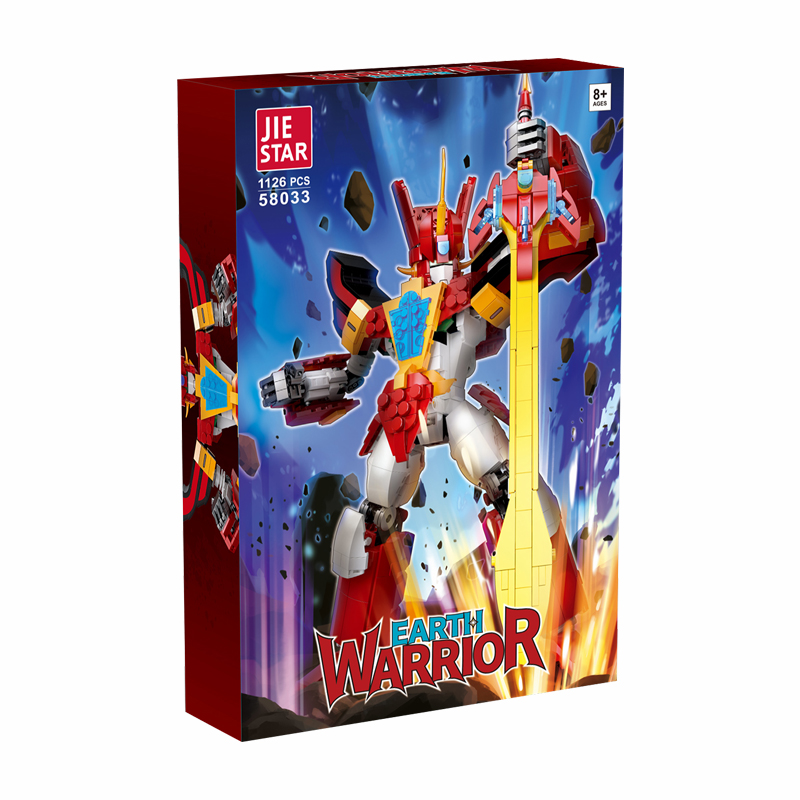 Model Kit Voltron - متوفر 58033 1126 قطعة MOC التقنية