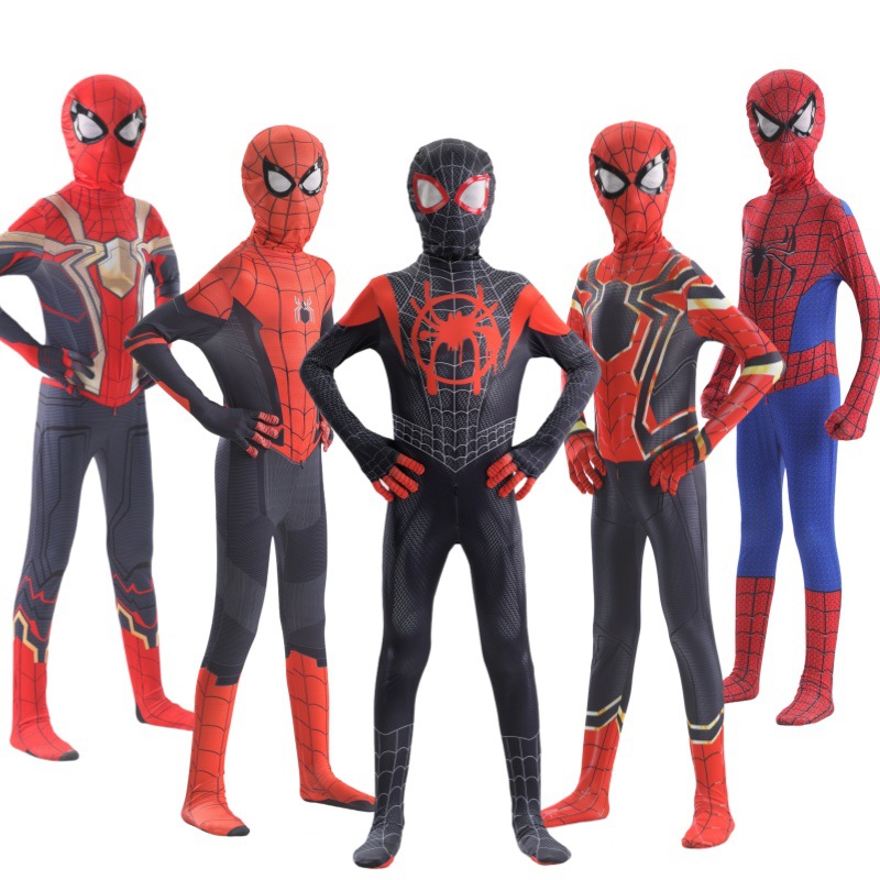 Model Kit Spiderman - طقم كامل لزي تنكري للهالوين لمحبي