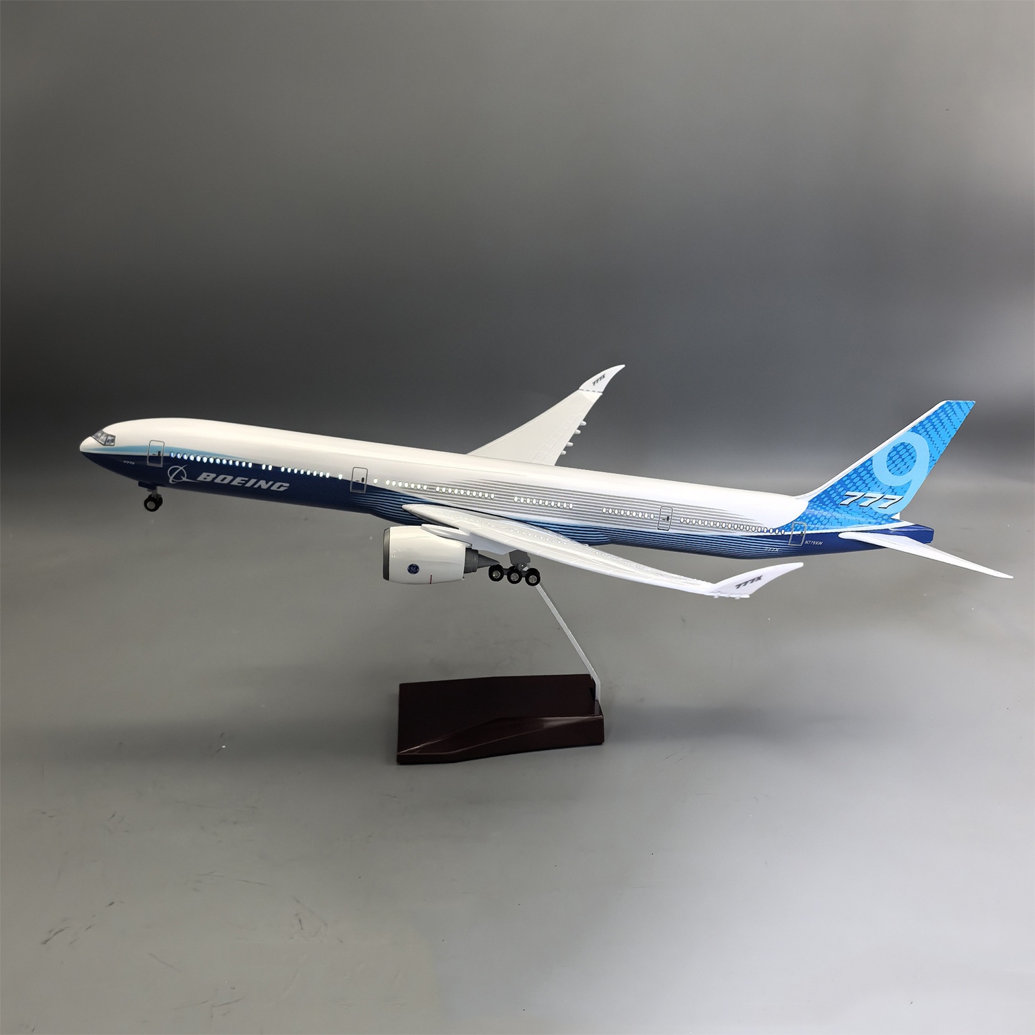 Model Kit Planes - طراز طائرة B777-9X مقياس 1/157 بطول