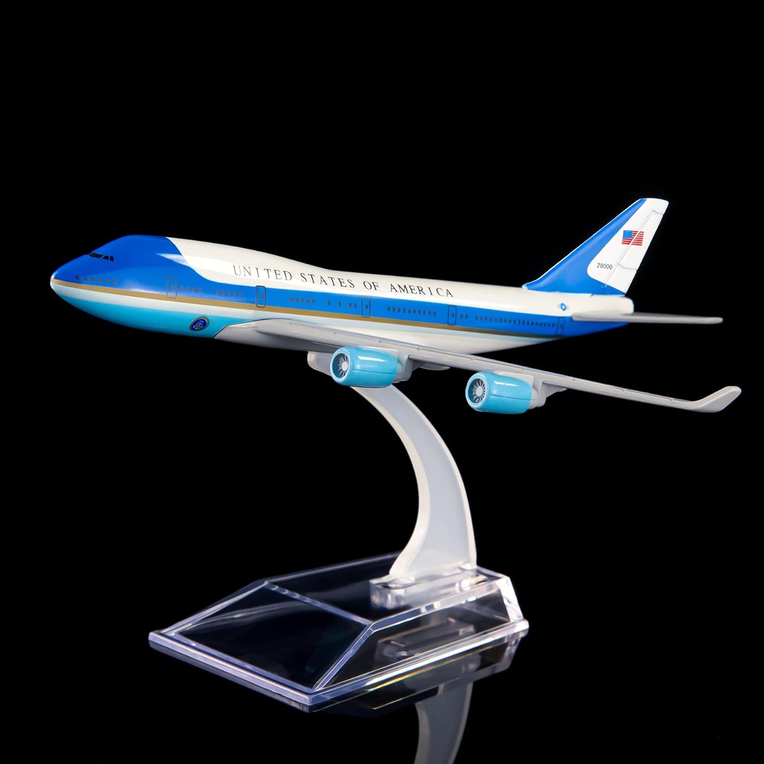 Model Kit Planes - نموذج طائرة معدني مصبوب بمقياس 1/400