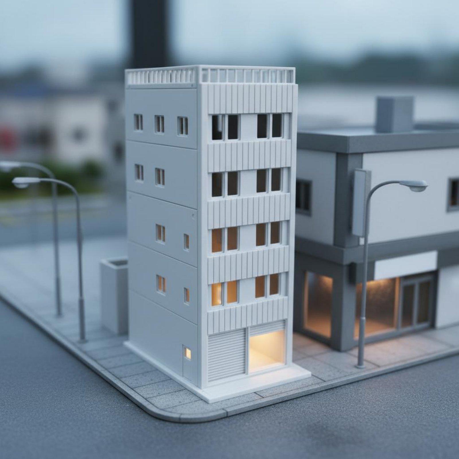 Model Kit Diorama - مجموعة بناء نموذج منزل ياباني مصغر