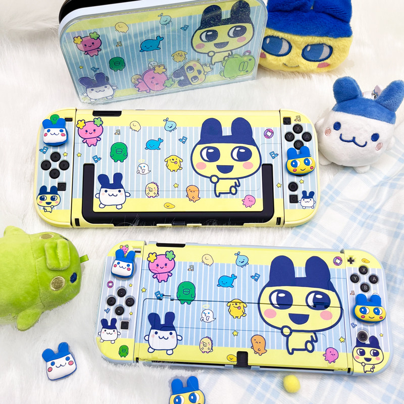 Bandai Model Tamagotchi - غطاء حماية كاواي كارتون تاماغوتشي لجهاز