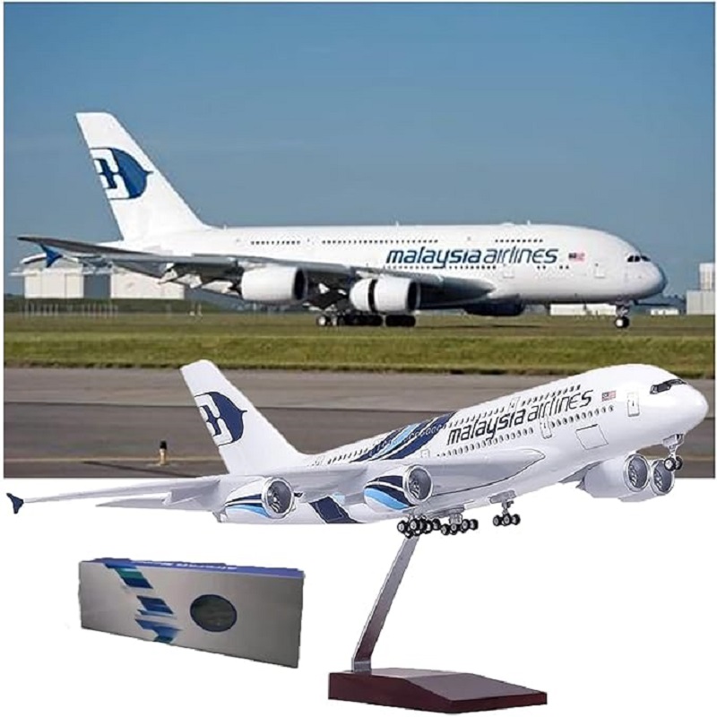 Model Kit Planes - مقياس 1:160 الخطوط الجوية الماليزية A380
