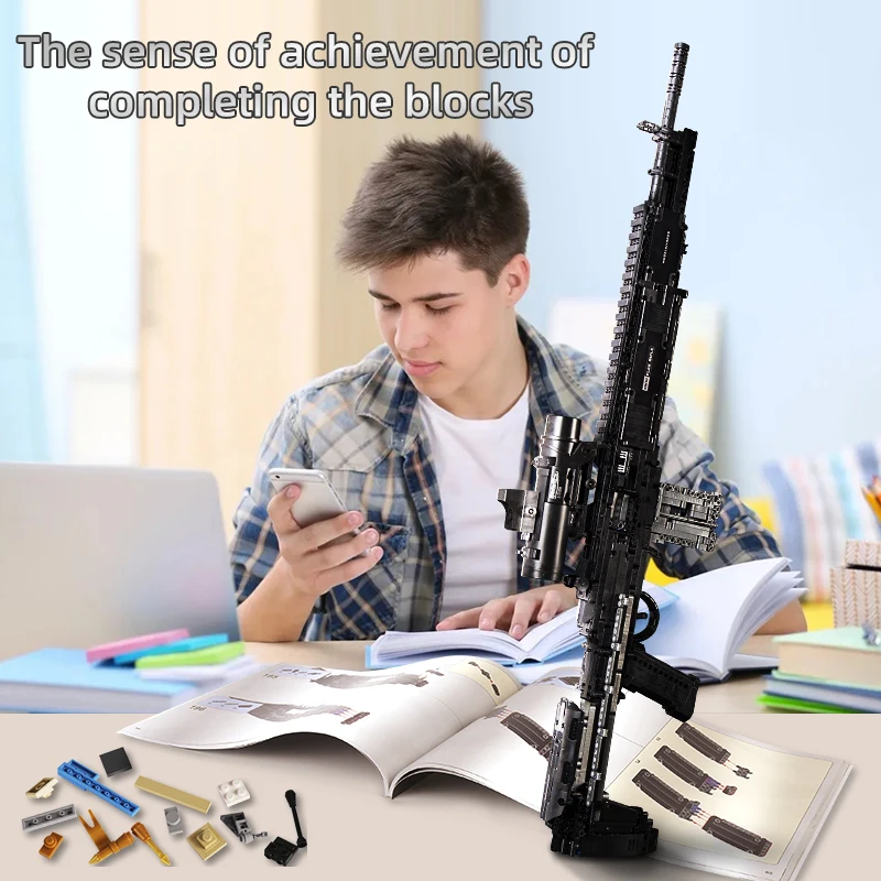 بندقية عسكرية MK14 بندقية معرك - مراجعة Model Kit Weapons وسعره