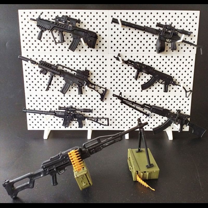 1/6 تجميع بندقية نموذج رشاش رش - مراجعة Model Kit Weapons وسعره