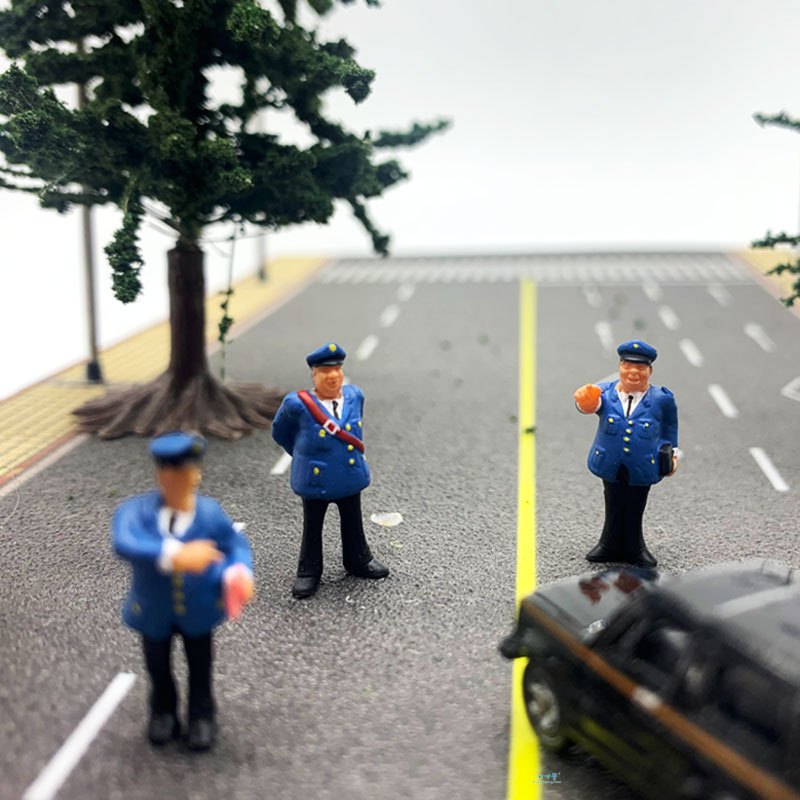 1/87 Ho مقياس نموذج الشكل مجمو - مراجعة Model Kit Diorama وسعره