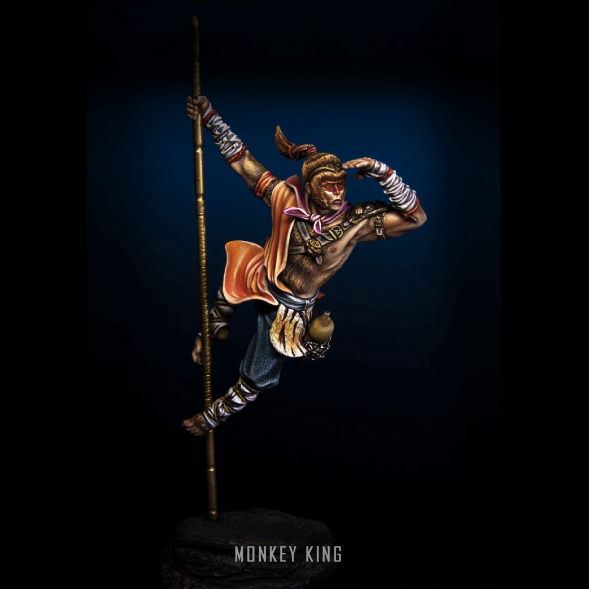 نموذج جندي من الراتنج GK - ملك - مراجعة Model Kit Wukong وسعره