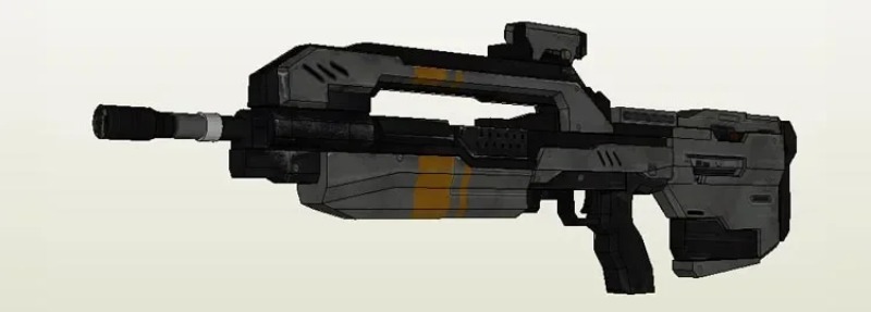 1/1 الحرب البشرية BR85HB بندقي - مراجعة Model Kit Weapons وسعره