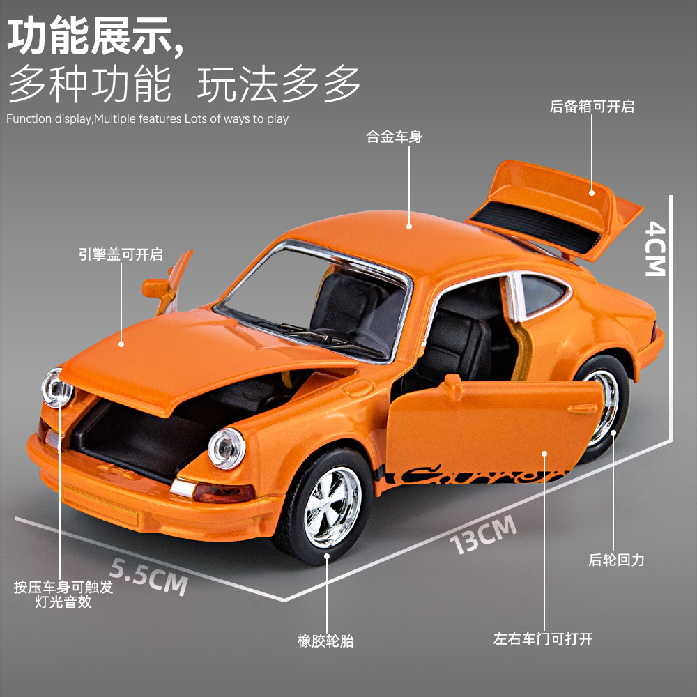 1:36 1974 911 كاريرا ريترو سيا - مراجعة Model Kit Porsche 911 وسعره