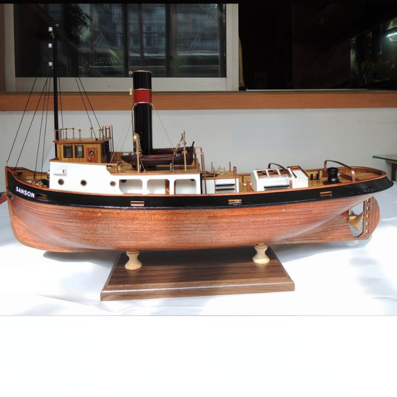 نموذج خشبي لقارب سحب من سانسون - مراجعة Model Kit Entry Grade وسعره