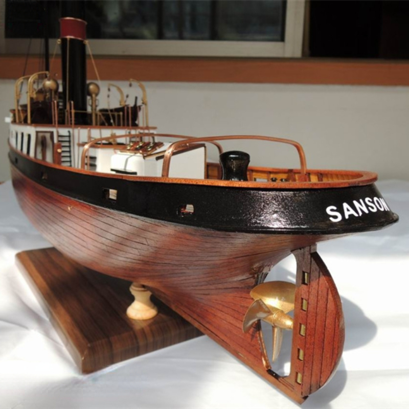 نموذج خشبي لقارب سحب من سانسون - مراجعة Model Kit Entry Grade وسعره
