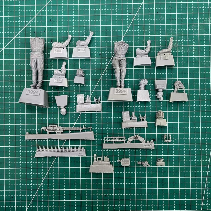 1/35 الراتنج نموذج لجسم بناء م - مراجعة Model Kit Weapons وسعره