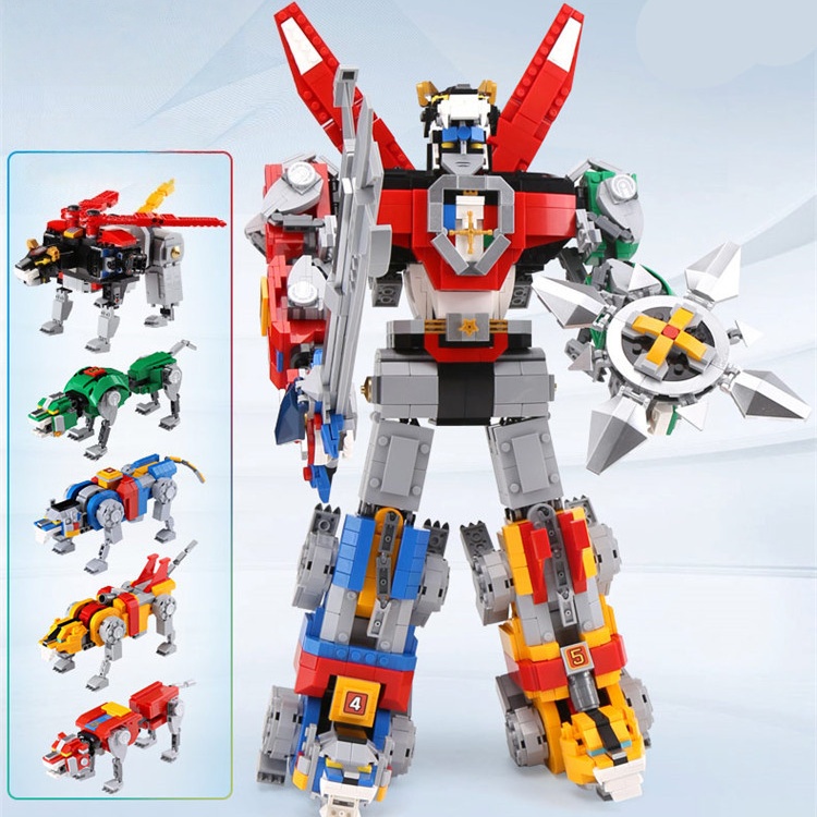 لعبة تركيب مكعبات بناء روبوت م - مراجعة Model Kit Voltron وسعره