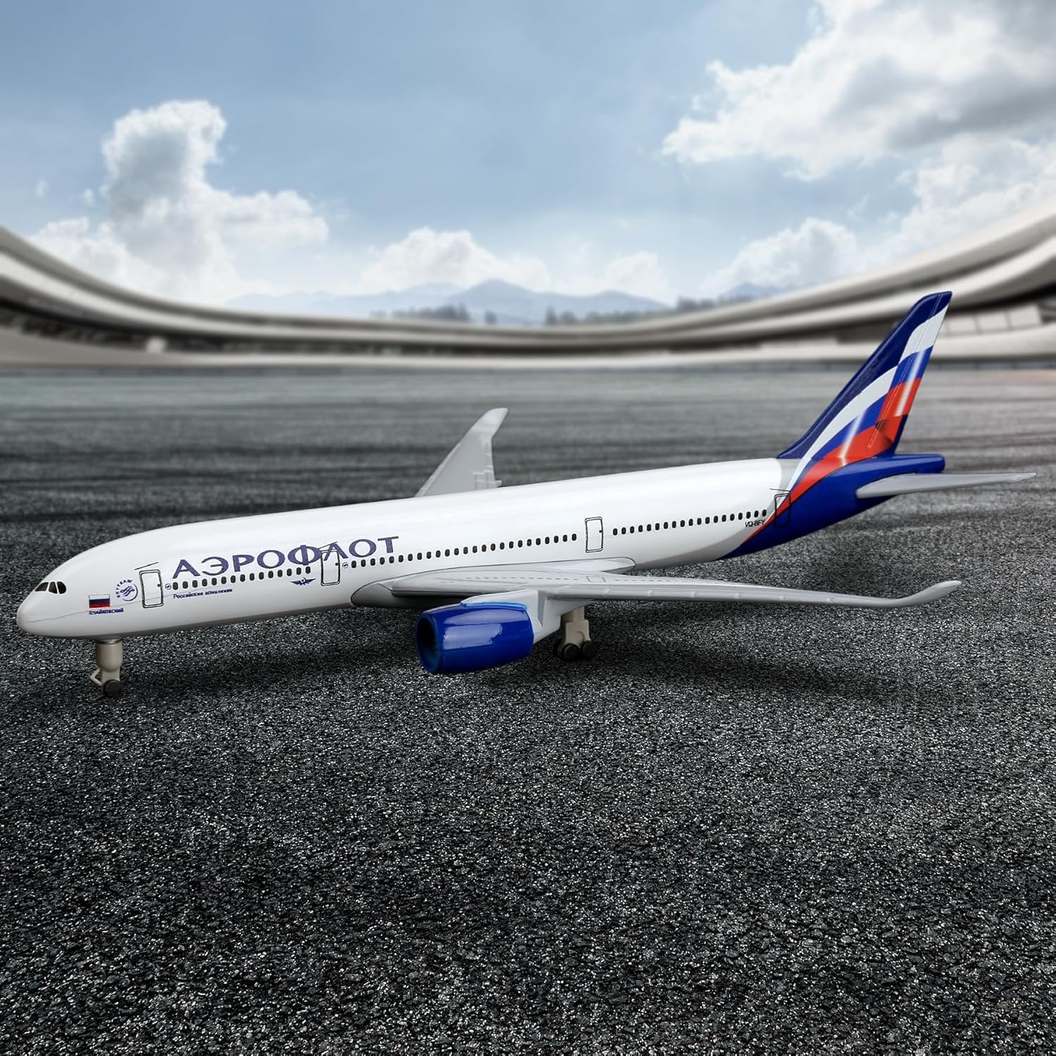 نموذج طائرة روسي A350 من سبائك - مراجعة Model Kit Planes وسعره
