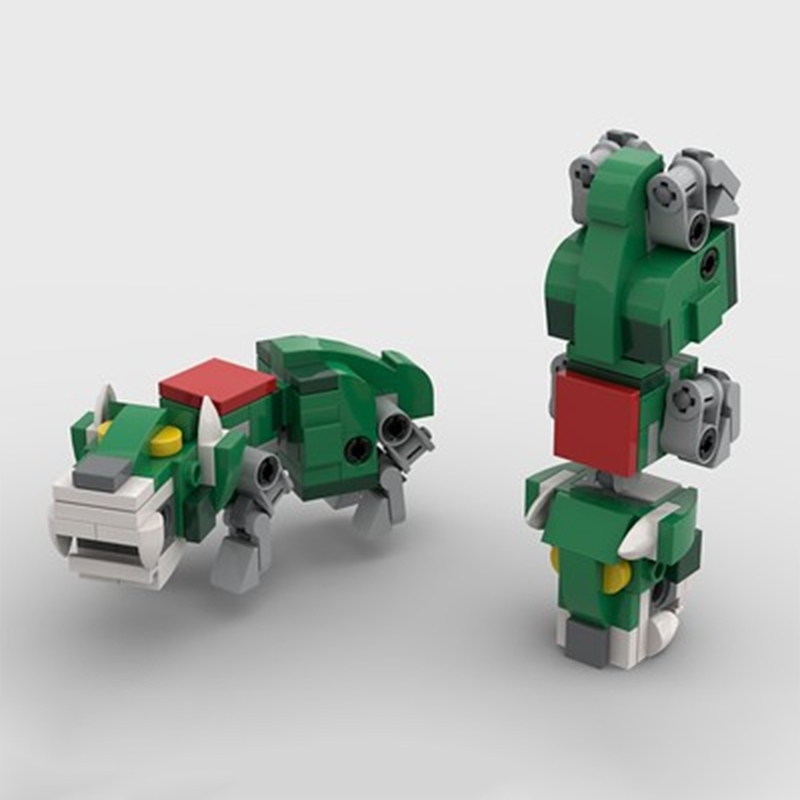 711 قطعة من مكعبات البناء MOC  - مراجعة Model Kit Voltron وسعره