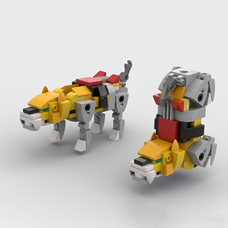 711 قطعة من مكعبات البناء MOC  - مراجعة Model Kit Voltron وسعره