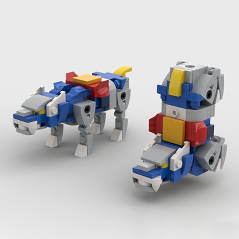 711 قطعة من مكعبات البناء MOC  - مراجعة Model Kit Voltron وسعره