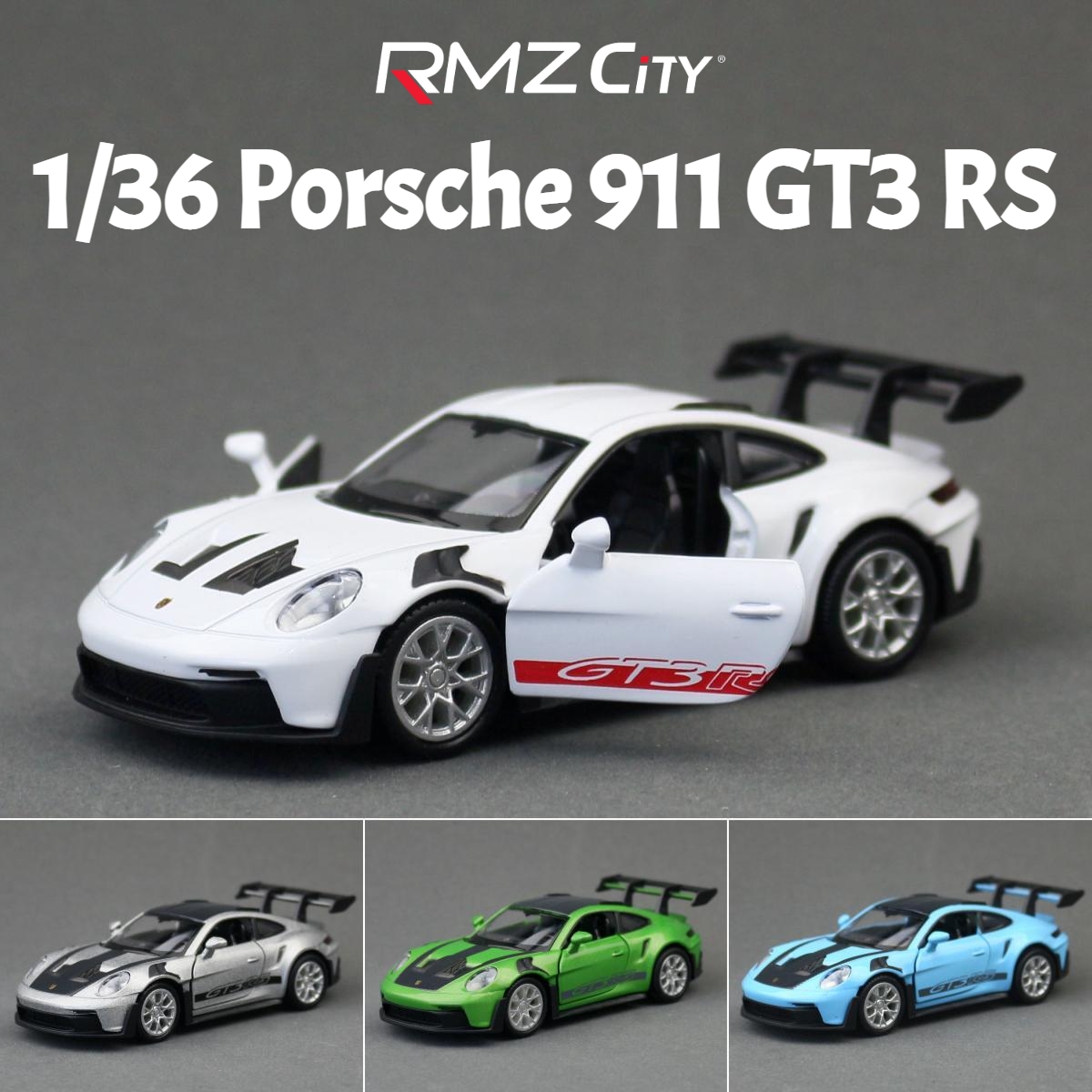 1/36 بورش 911 GT3 RS لعبة سيار - مراجعة Model Kit Porsche 911 وسعره