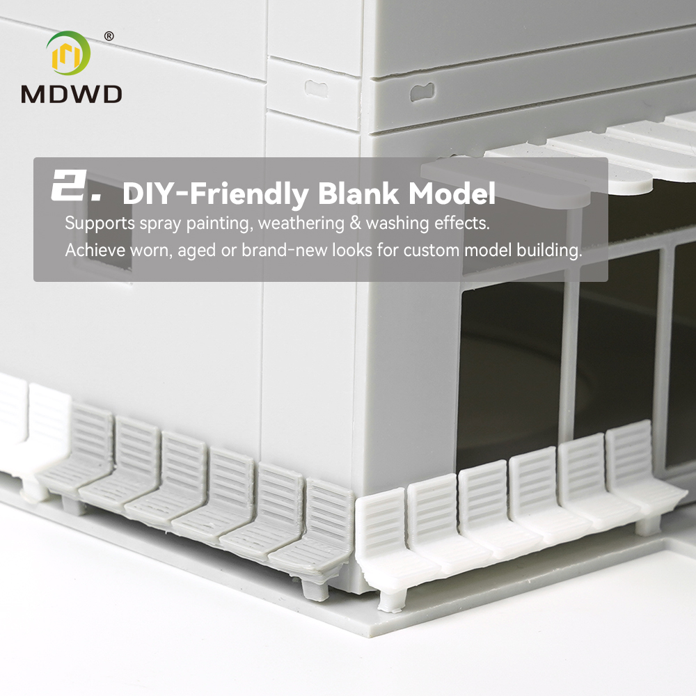 نموذج مقعد عام بمقياس HO 1:87  - مراجعة Model Kit Diorama وسعره