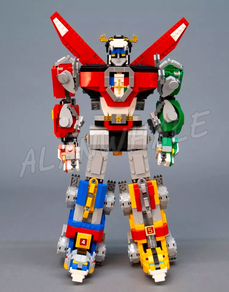 2321 قطعة أفكار فولترون سوبر ر - مراجعة Model Kit Voltron وسعره