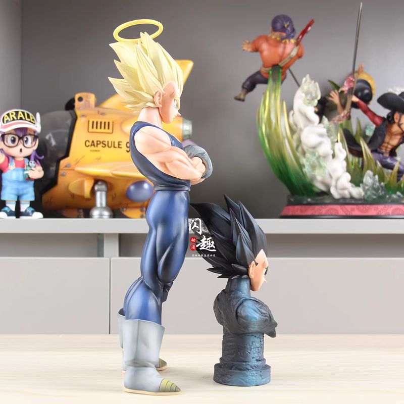 تمثال YJ ماجين فيجيتا برأسين م - مراجعة Model Kit Vegito وسعره