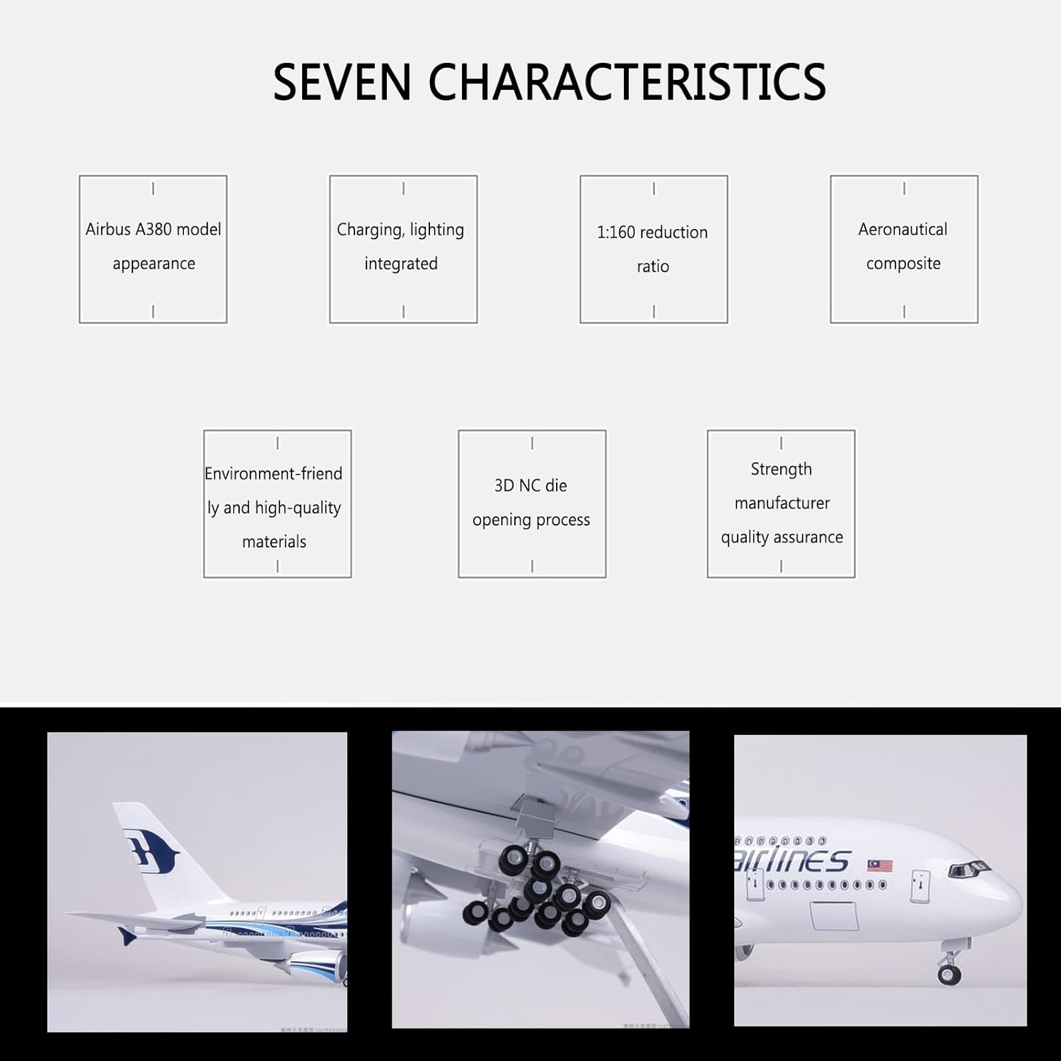 مقياس 1:160 الخطوط الجوية الما - مراجعة Model Kit Planes وسعره